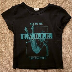 Black Graphic Tee - Short Sleeve